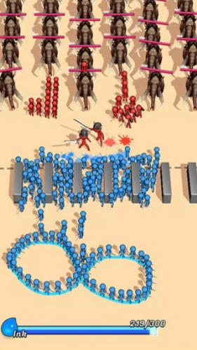 墨水围攻无限金币无限钻石版玩法亮点截图