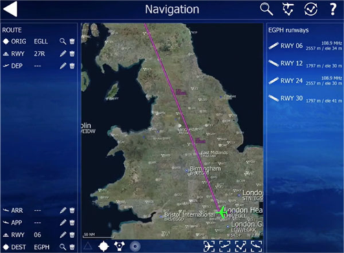 航空模拟器2025正版航线规划完成界面