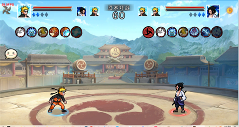 像素火影次世代官方版战斗画面图