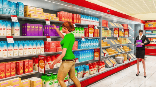 超市工厂模拟器游戏无广告版商品展示截图