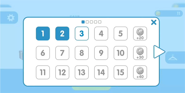 下班大作战关卡选择画面