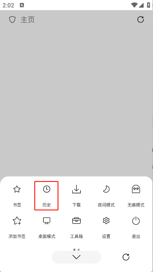 didu浏览器历史记录界面