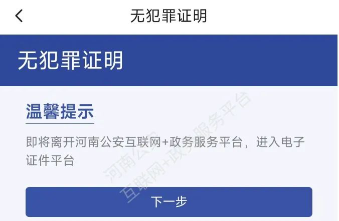 爱南阳无犯罪记录操作步骤图