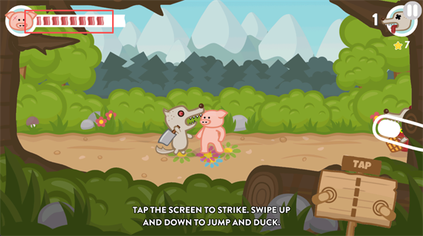 功夫小猪生命值展示